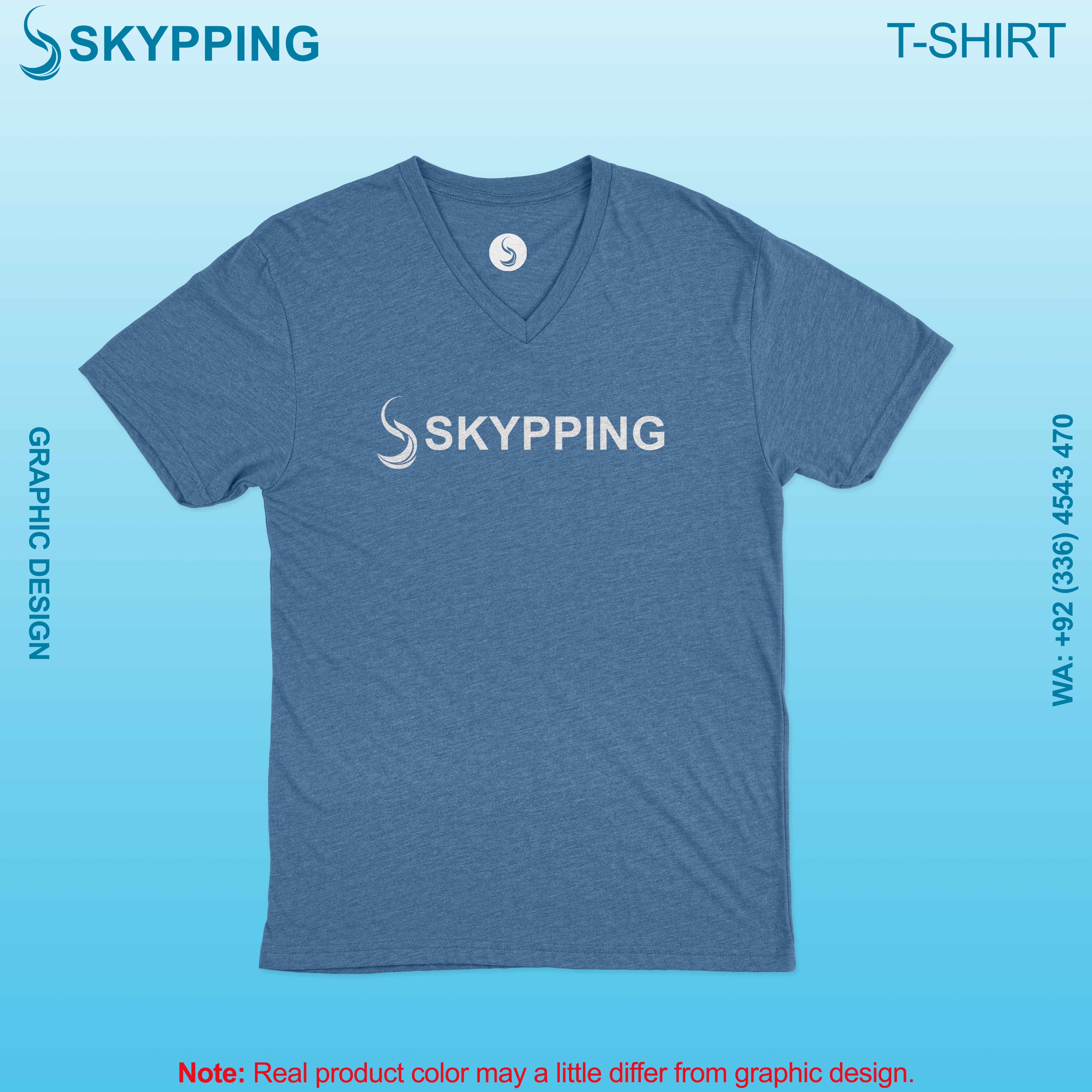 V-Neck Short set-in style sleeve t-shirt for men